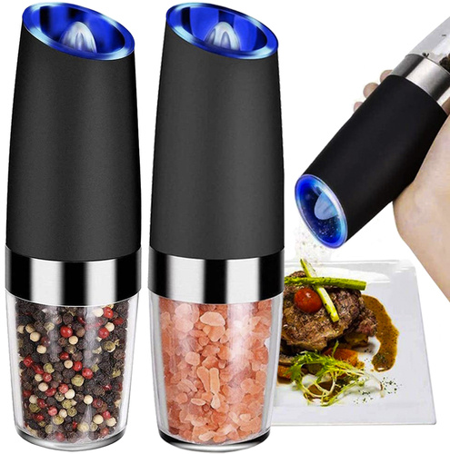 Elektrisk Kryddkvarn - Salt och Peppar kvarn set