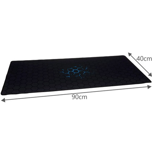 Gamingmusmatta XXL 90 x 40 cm – Skrivbordsmatta med Halkfri Gummibotten & Vattenavvisande Yta