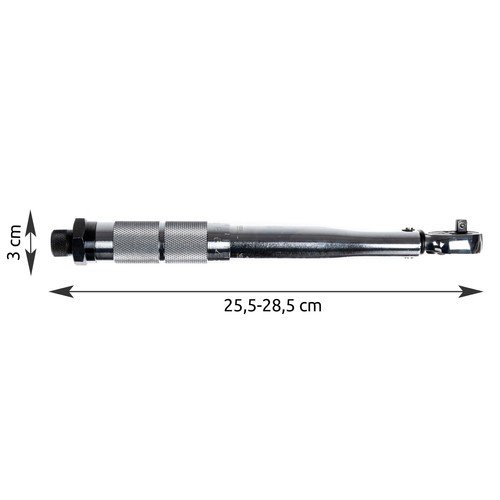 Momentnyckel 1/4" 5–25 Nm – Spärrnyckel med Förvaringsväska