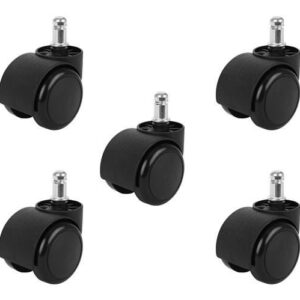 Kontorsstolshjul 5-pack – Tysta Ersättningshjul 11 mm