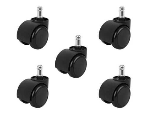 Kontorsstolshjul 5-pack – Tysta Ersättningshjul 11 mm