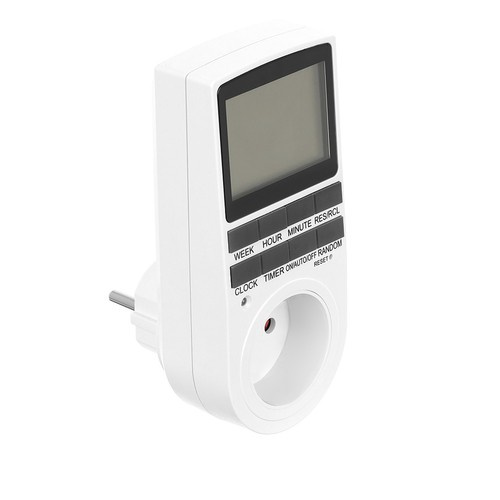 Digital På/Av-Timer – Veckotimer 16 A med LCD-Display