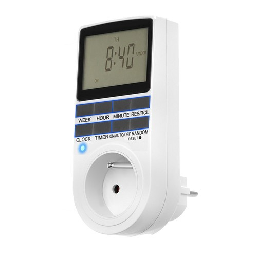 Digital På/Av-Timer – Veckotimer 16 A med LCD-Display