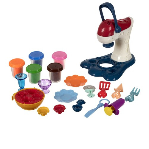 Modellera Lera Set – Kreativt Lekset med Formar, Spruta & 5 Färger