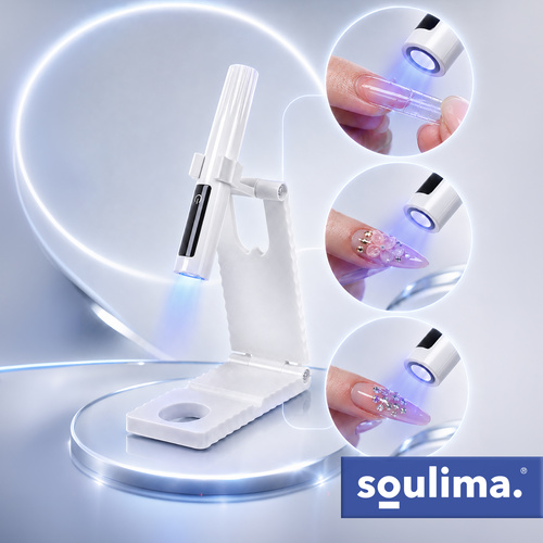 Portabel UV/LED-Lampa – Trådlös Nagellampa med LCD & USB-C