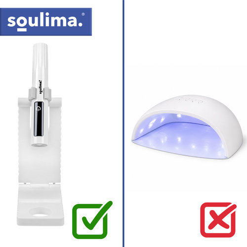 Portabel UV/LED-Lampa – Trådlös Nagellampa med LCD & USB-C