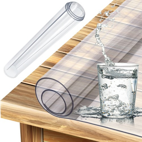 Transparent Skyddsmatta 120 x 60 cm – Bordsskydd i PVC 1 mm