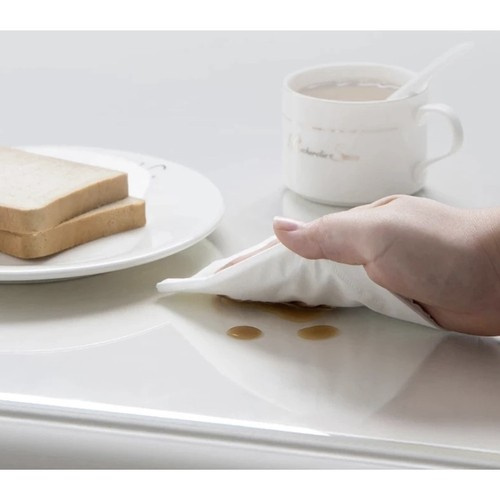 Transparent Skyddsmatta 120 x 60 cm – Bordsskydd i PVC 1 mm
