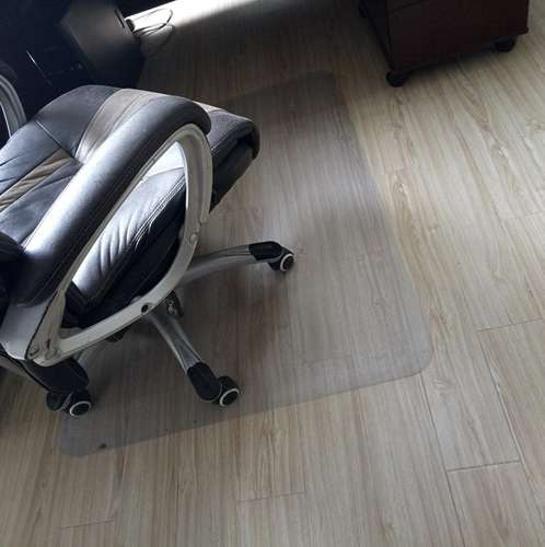 Skyddsmatta för Kontorsstol 100 x 140 cm – Halvtransparent Golvskydd i Polypropen för Hårda Golv