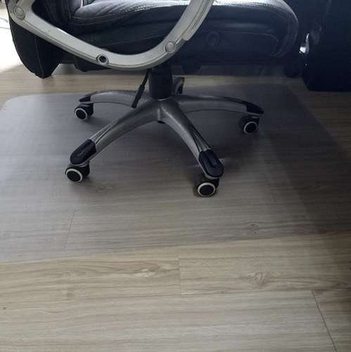 Skyddsmatta för Kontorsstol 100 x 140 cm – Halvtransparent Golvskydd i Polypropen för Hårda Golv