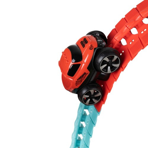 Racerbana 196 Delar – Flexibel Bilbana med LED-bil
