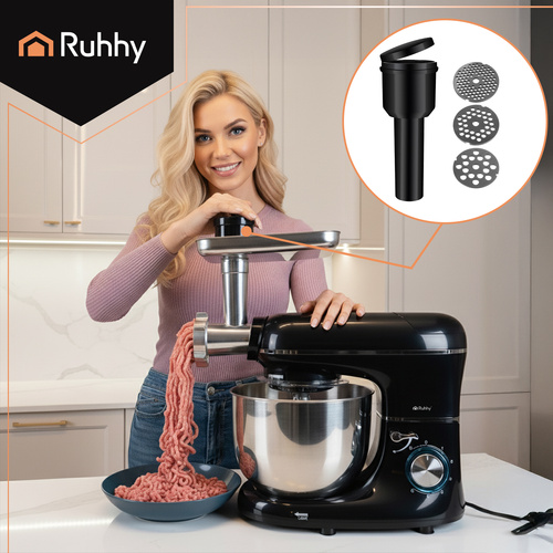 Köksmaskin 2200 W 6,2 L – Matberedare med Blender, Köttkvarn & Planetarisk Blandning