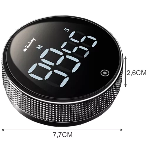 Digital Kökstimer med Magnet – LED-Display & Stoppursfunktion