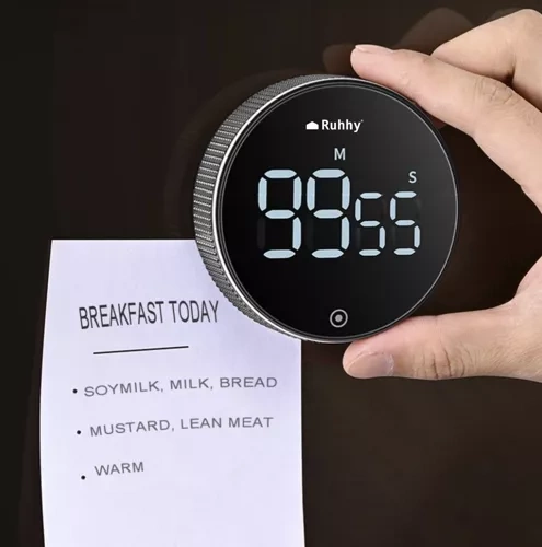 Digital Kökstimer med Magnet – LED-Display & Stoppursfunktion