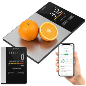 Bluetooth Köksvåg 5 kg – Digital Köksvåg med App, LED-Display & Tarafunktion