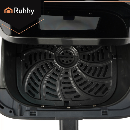 Varmluftsfritös 8 L 1800 W – Airfryer med LED-Display, 10 Program & Insynsfönster