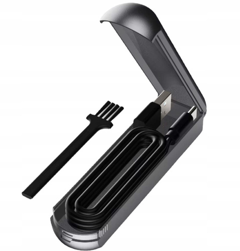 Sladdlös Noppborttagare USB-C – Luddborttagare 2-i-1 med Elektrostatisk Borste