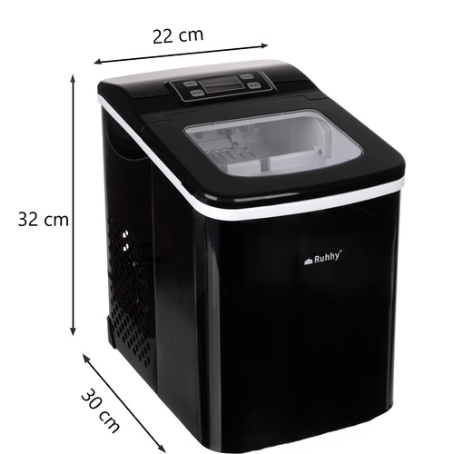 Ismaskin 12 kg/24 h – Ismaskin med LCD, Timer & Självrengöring