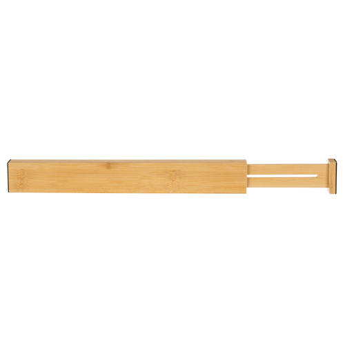 Lådavdelare 4-pack – Utdragbara Lådorganisatörer i Bambu 42–56 cm
