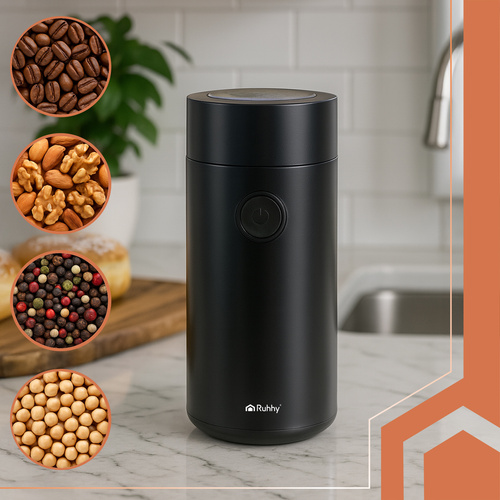 Elektrisk Kaffekvarn 150 W – Kryddkvarn med Rostfria Knivblad & 50 g Kapacitet