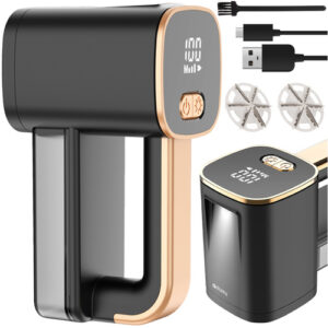 Sladdlös Noppborttagare USB-C – Med LCD-Display & LED-Belysning