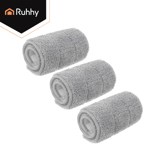 Spraymopp med Dubbelkammarhink 11 L – Platt Mopp med Handsfree Urvridning & 3 Moppskydd