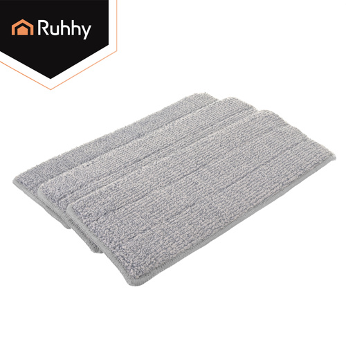 Spraymopp med Dubbelkammarhink 11 L – Platt Mopp med Handsfree Urvridning & 3 Moppskydd