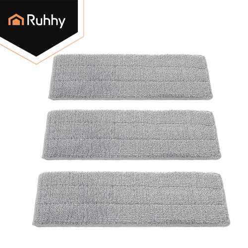 Spraymopp med Dubbelkammarhink 11 L – Platt Mopp med Handsfree Urvridning & 3 Moppskydd
