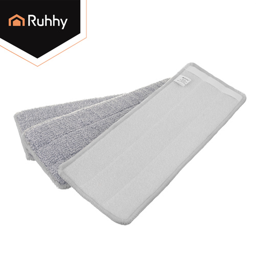Spraymopp med Dubbelkammarhink 11 L – Platt Mopp med Handsfree Urvridning & 3 Moppskydd