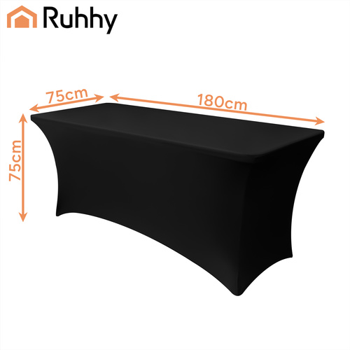 Elastiskt Bordsöverdrag 183 x 75 x 75 cm – Stretchduk för Bankettbord