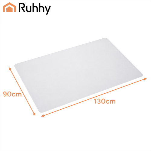 Stolskyddsmatta 90 x 130 cm – Golvskydd för Kontorsstol i Transparent PP