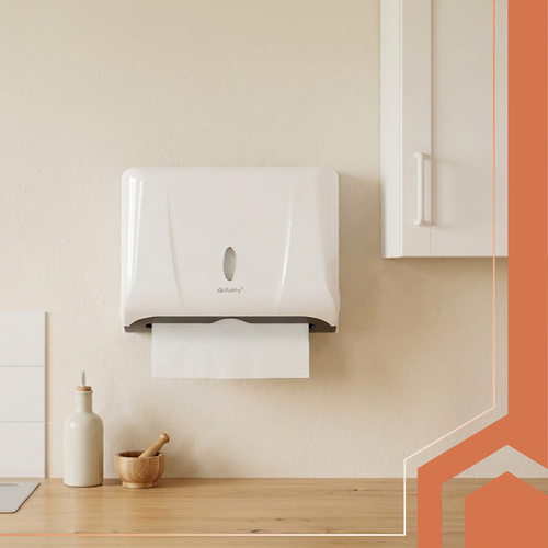 Pappershandduksdispenser för Vikta Handdukar – Väggmonterad Dispenser i ABS-Plast