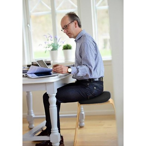 Sensorimotorisk Balansdyna 34 cm – Balanskudde med Pump för Träning & Rehabilitering