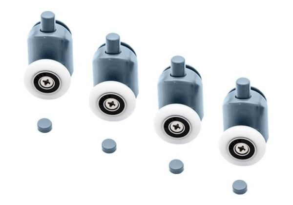 Duschkabinshjul 8-pack – Ersättningshjul 24 mm för Duschdörr