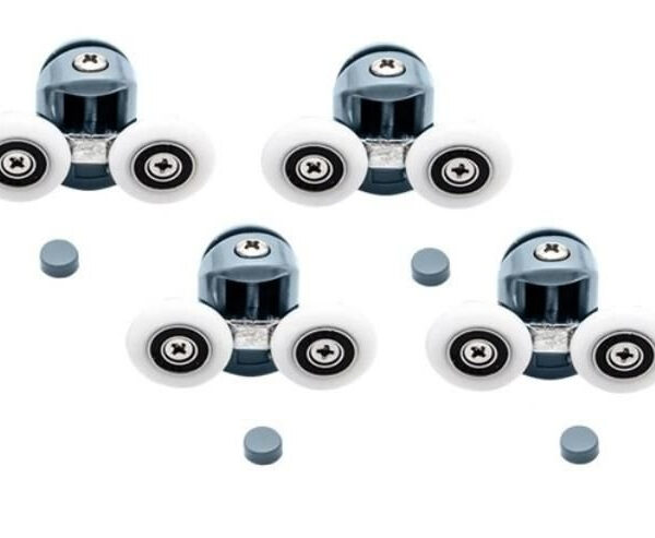 Duschkabinshjul 8-pack – Ersättningshjul 24 mm för Duschdörr
