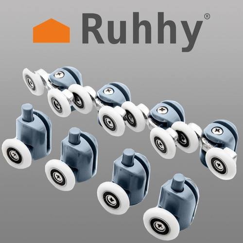 Duschkabinshjul 8-pack – Ersättningshjul 24 mm för Duschdörr
