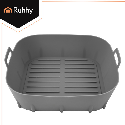 Silikoninsats för Airfryer 20 cm – Non-Stick med Handtag