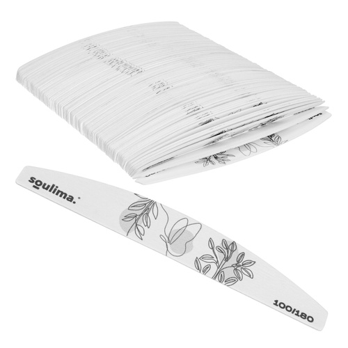 Nagelfilar 100/180 100-pack – Smala Båtformade Nagelfilar