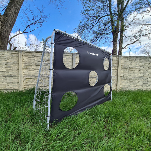 Fotbollsmål 240 cm – Fotbollsnät med Träffsäkerhetsmatta & Markpinnar