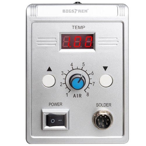 Lödstation med Varmluft 700 W – Temperaturkontroll 100–500 °C & LCD-Display