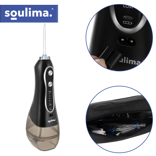 Sladdlös Munsköljare 300 ml – Mun- & Näsirrigator med 5 Trycklägen, 8 Munstycken & USB-Laddning