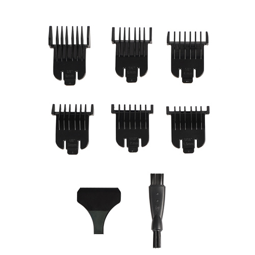 Hårtrimmer & Skäggtrimmer – Elektrisk Trimmer med 6 Distanskammar
