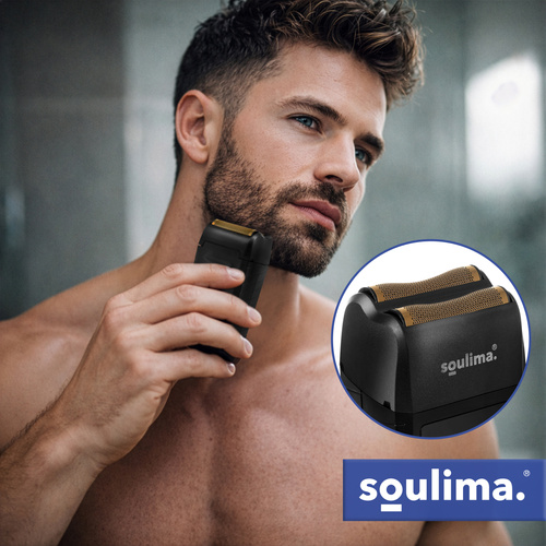 Skäggtrimmer med LED-Display – Folierakapparat med USB-C