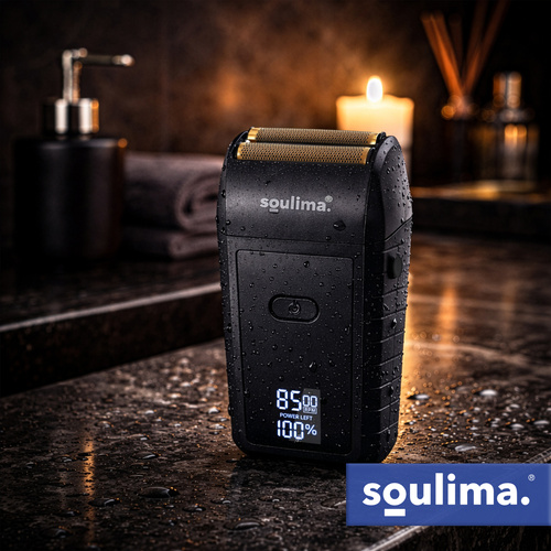 Skäggtrimmer med LED-Display – Folierakapparat med USB-C