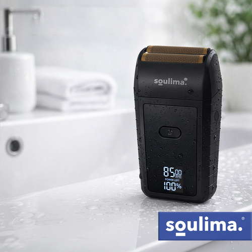 Skäggtrimmer med LED-Display – Folierakapparat med USB-C