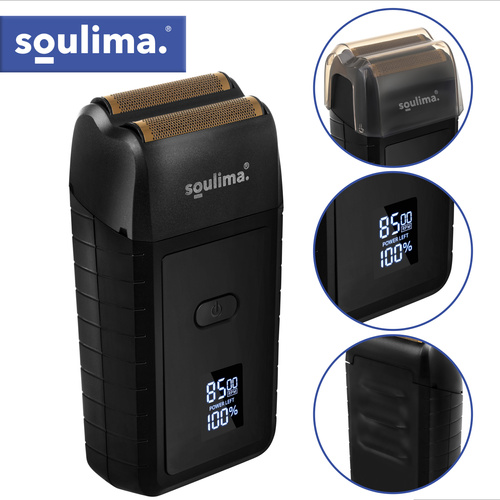 Skäggtrimmer med LED-Display – Folierakapparat med USB-C