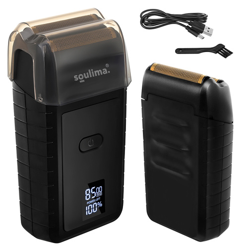 Skäggtrimmer med LED-Display – Folierakapparat med USB-C