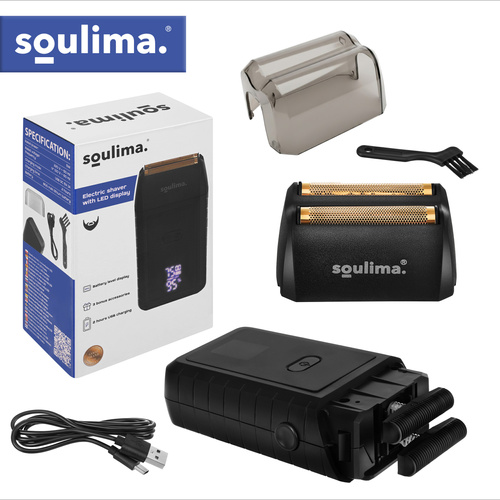 Skäggtrimmer med LED-Display – Folierakapparat med USB-C
