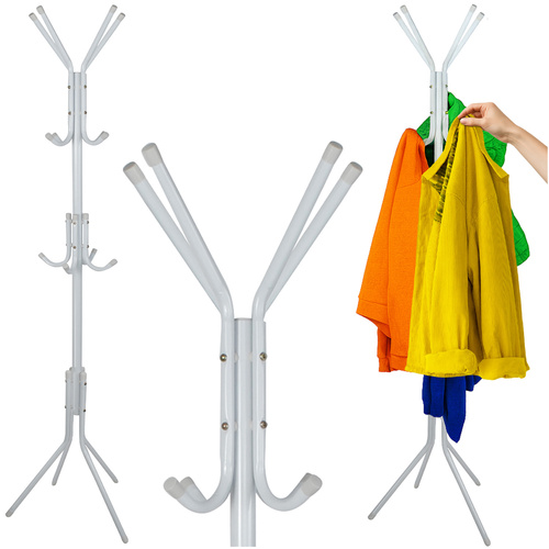 Fristående Klädhängare 170 cm – Klädställning med 12 Krokar & 3 Nivåer