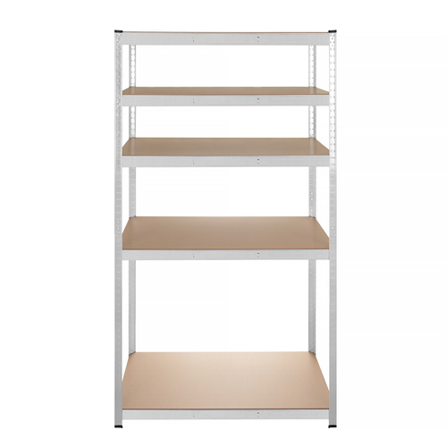 Förvaringshylla 180 x 100 x 60 cm – Metallhylla med 5 Justerbara Hyllplan, 3-i-1 & 1000 kg